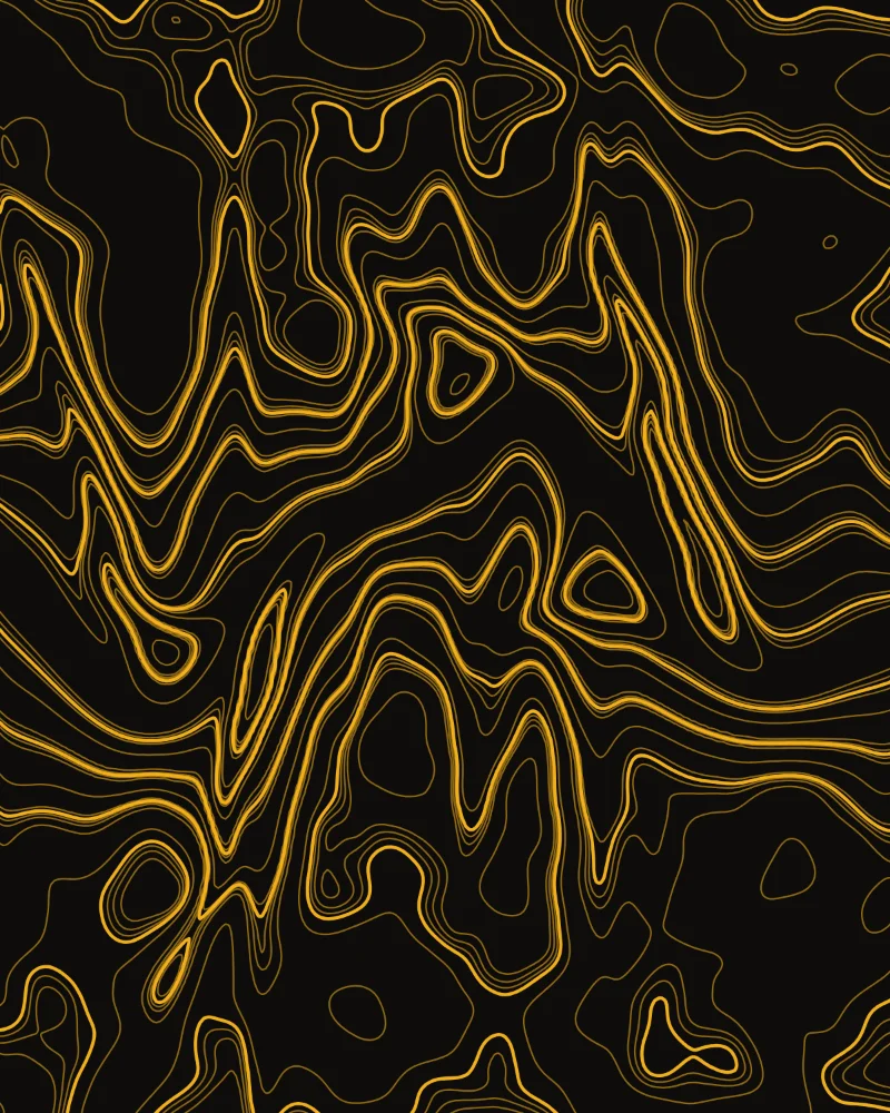 Plate V, Balcones: stair-stepped gold contours of limestone hills along a winding river.